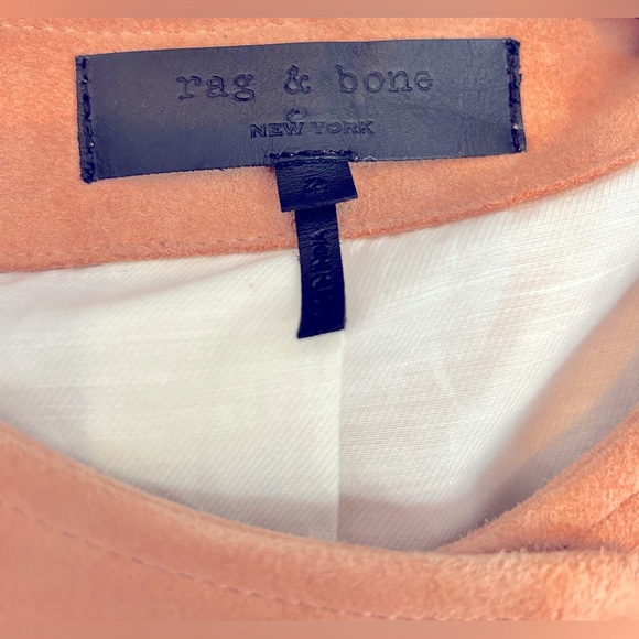 rag & bone “Hollander” Moto Style Suede Jacket - Picture 7 of 16